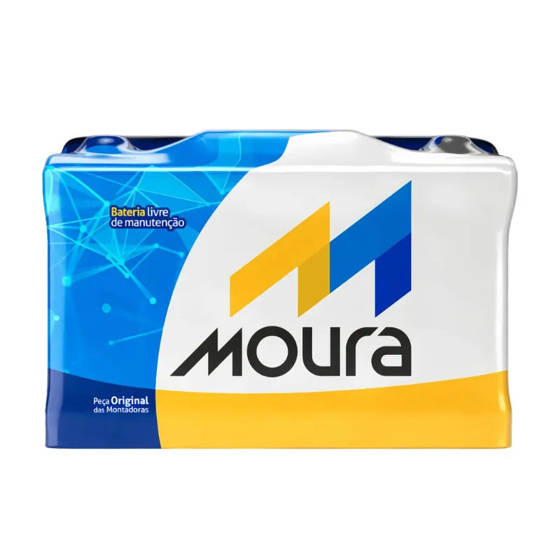 Bateria Moura 60Ah (M60AD) [Caixa Alta] Livre de Manutenção | 24 Meses de Garantia