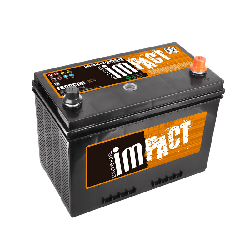 Bateria Impact 90Ah (FR90CDD) [Caixa Alta] Livre de Manutenção | 12 Meses de Garantia