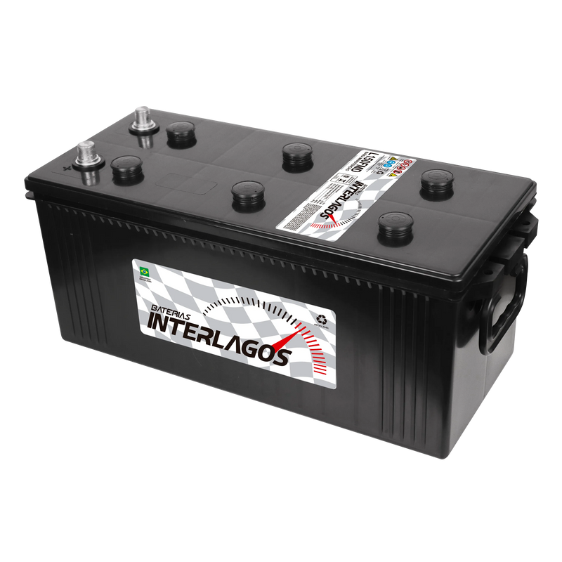 Bateria Interlagos 150Ah (L150FMD) Baixa Manutenção | 12 Meses de Garantia