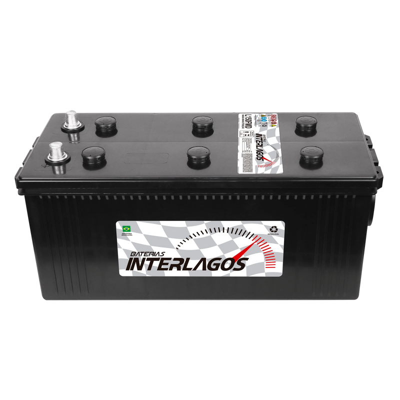 Bateria Interlagos 150Ah (L150FMD) Baixa Manutenção | 12 Meses de Garantia