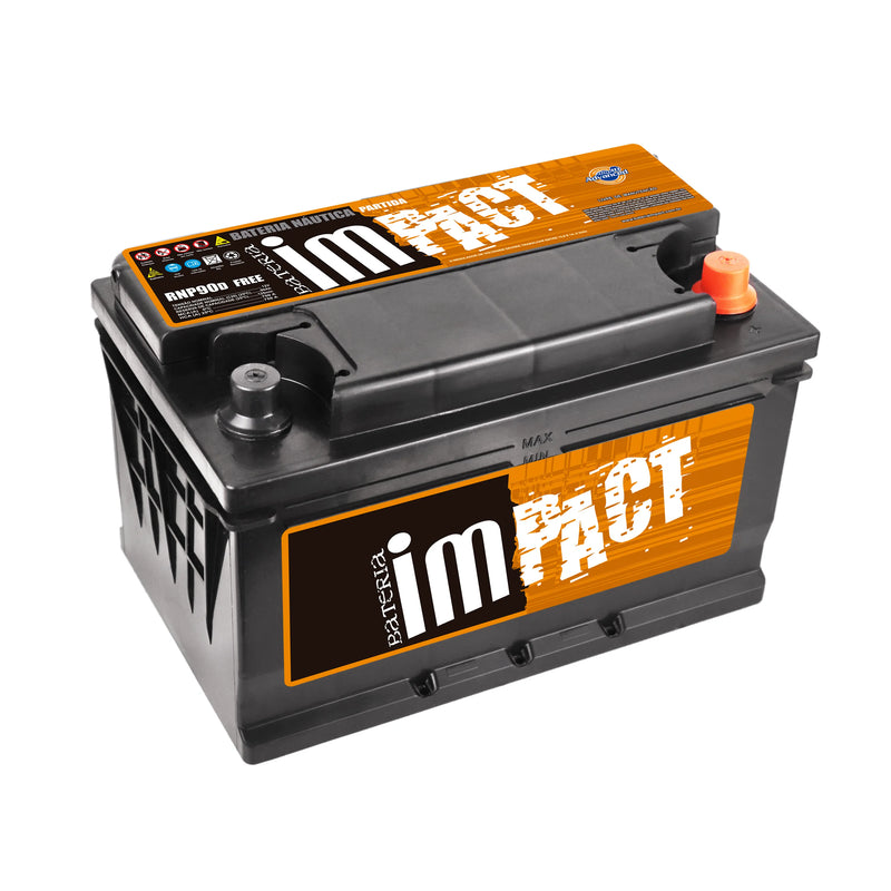 Bateria Impact 90Ah (RNP90D) Livre de Manutenção | 12 Meses de Garantia