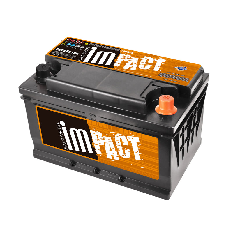 Bateria Impact 90Ah (RNP90D) Livre de Manutenção | 12 Meses de Garantia